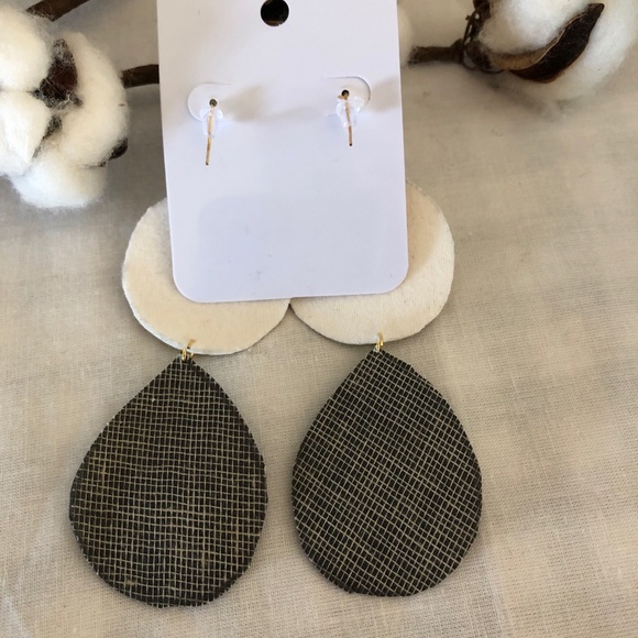 Leather Earrings - Picture 4 of 4